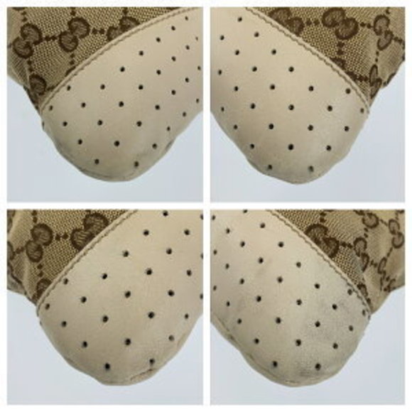 GUCCI GG Pattern Beige Canvas Crossbody - Picture 3 of 9